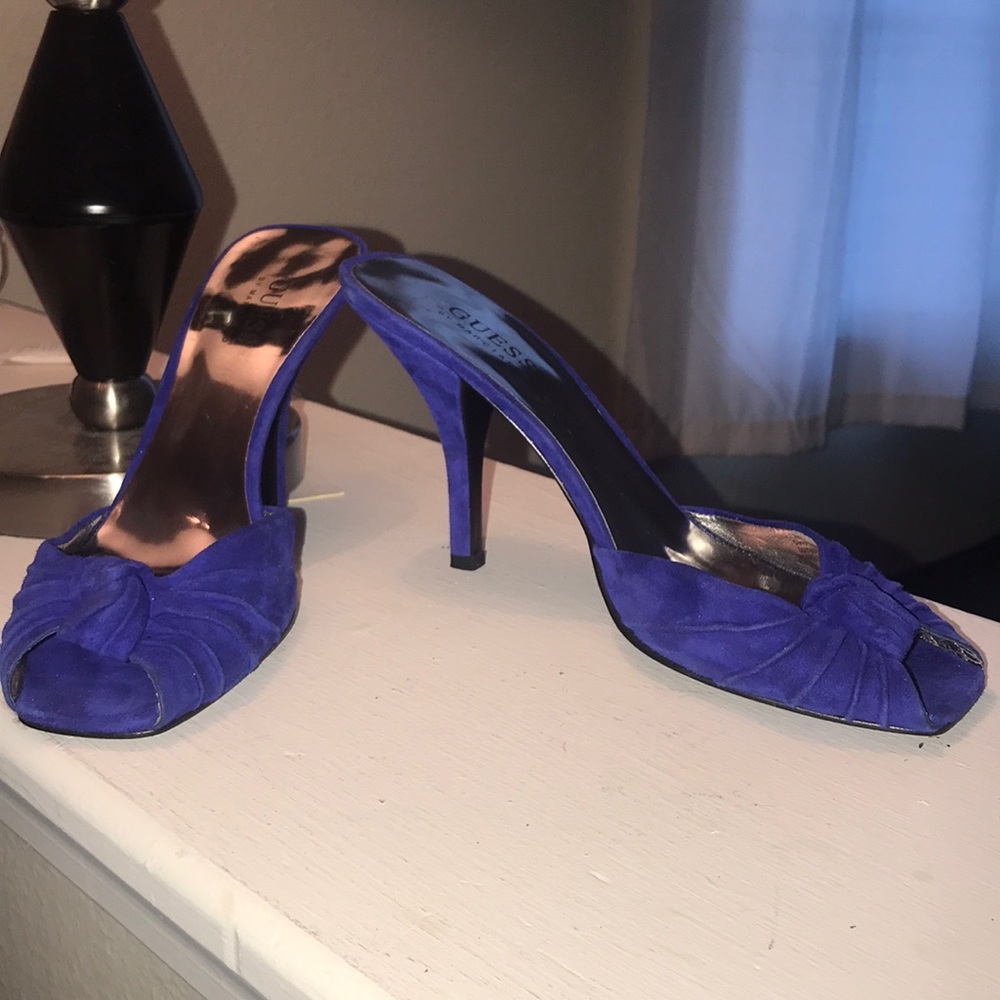 Royal blue heels